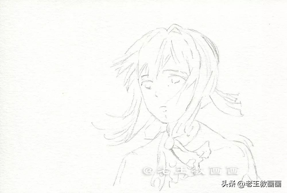 一分钟学会如何画漫画人物,漫画人物零基础入门教程头发