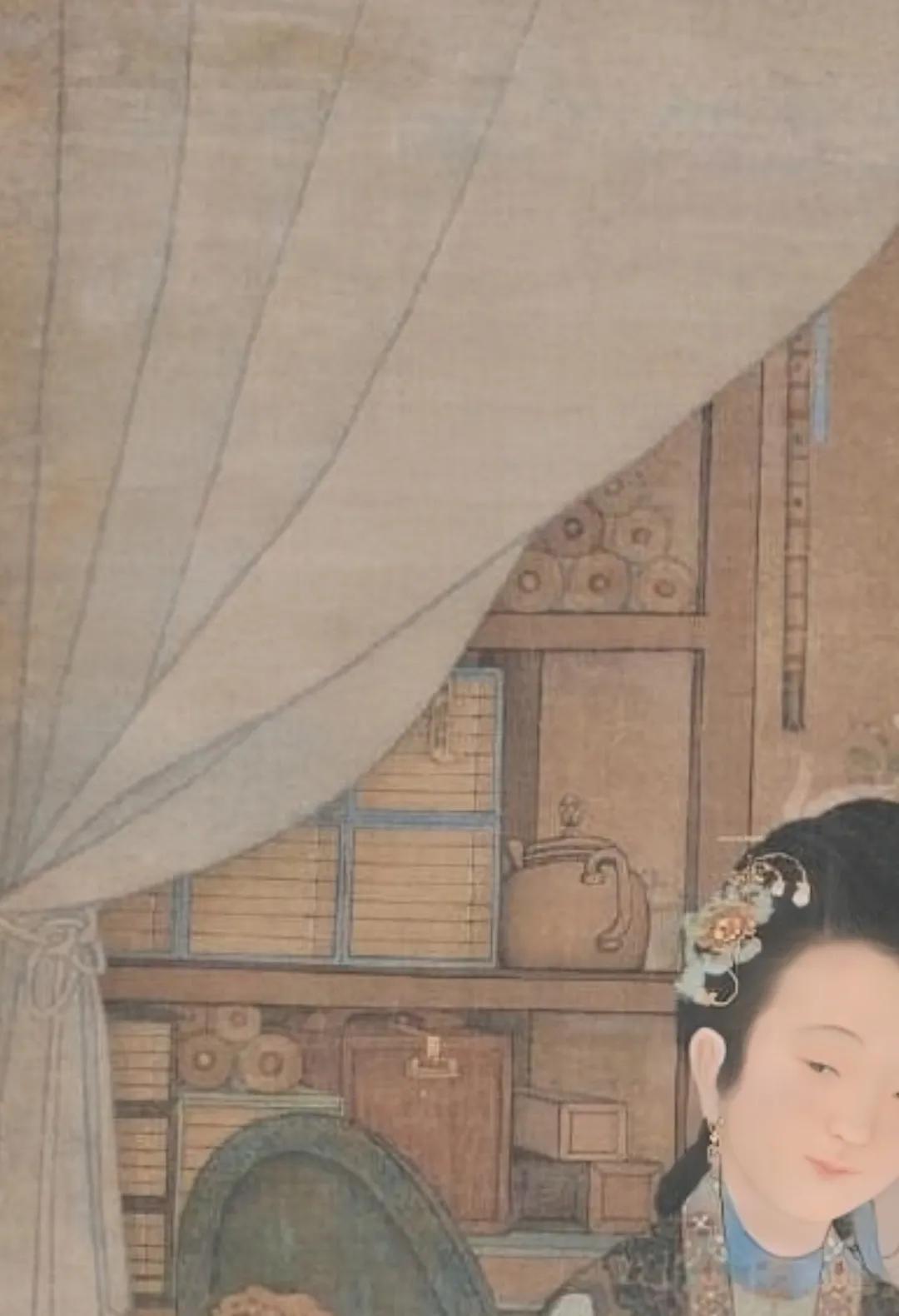 清冷枚仕女图绢本,清冷枚简介