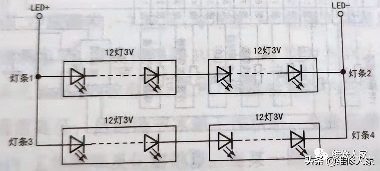 电视led灯珠代换,液晶电视led灯条