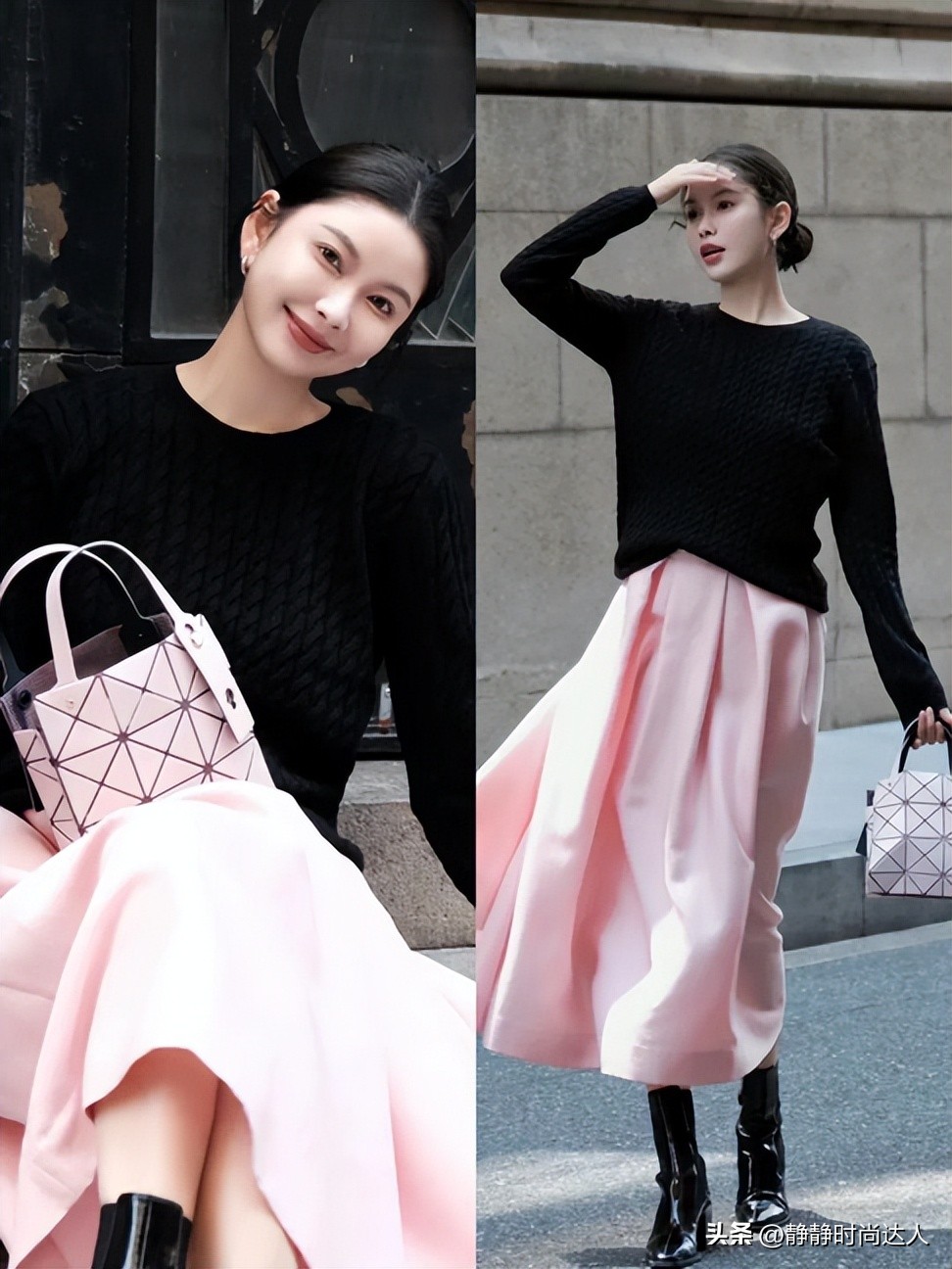 穿搭的关键在于色彩！学会“黑色+彩色”配色方案，简单时髦