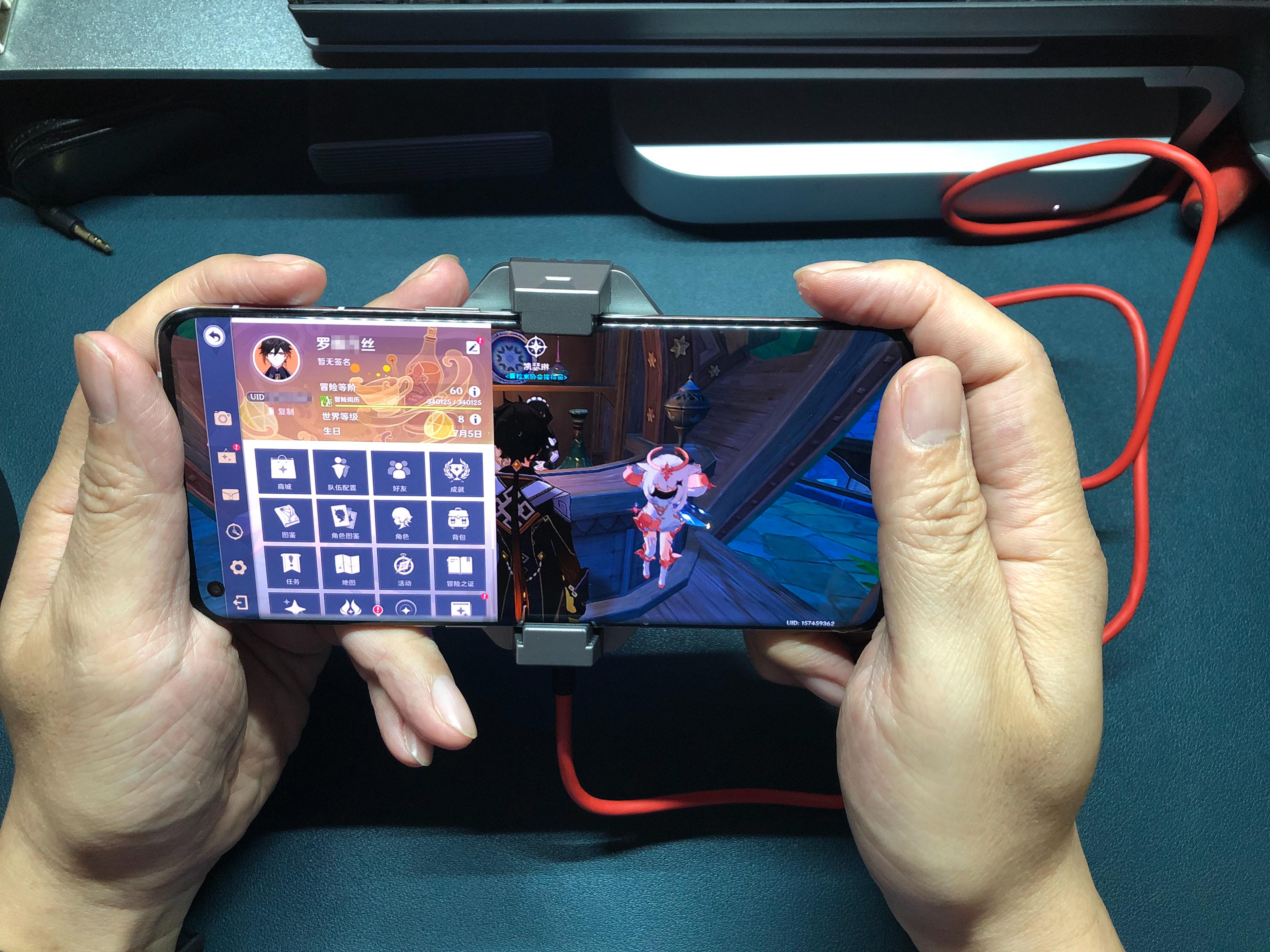 手机游戏散热背夹测评,游戏手机配散热背夹极限测试