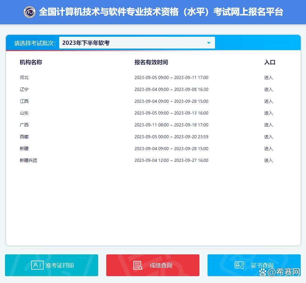 软考报名2023报名条件及入口,软考报名2020预报名时间