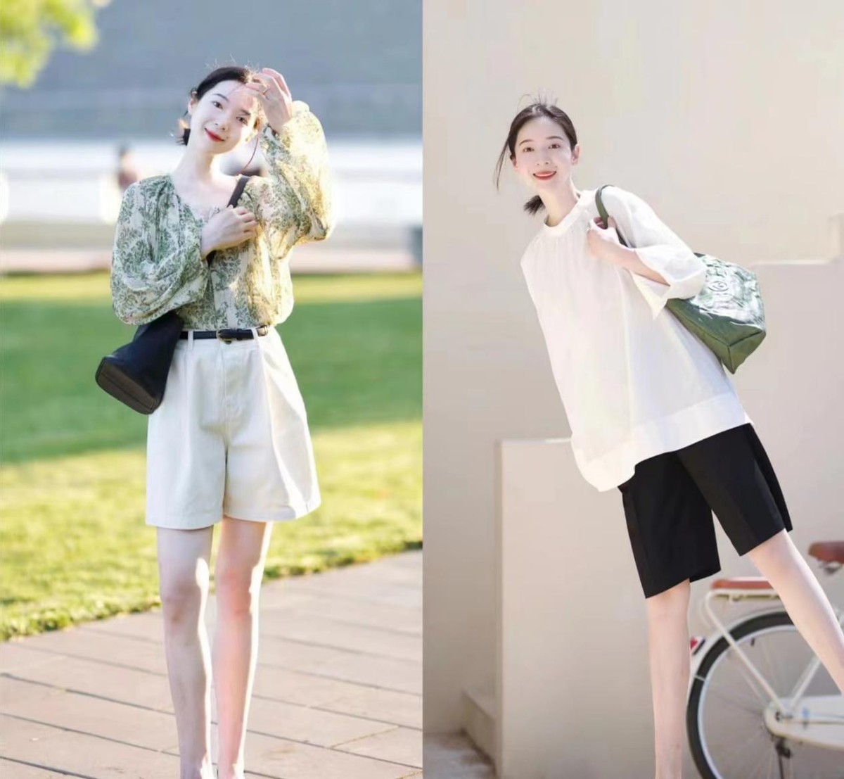 清爽十足的夏季穿搭了解下,清新干净又十分有质感的日常穿搭