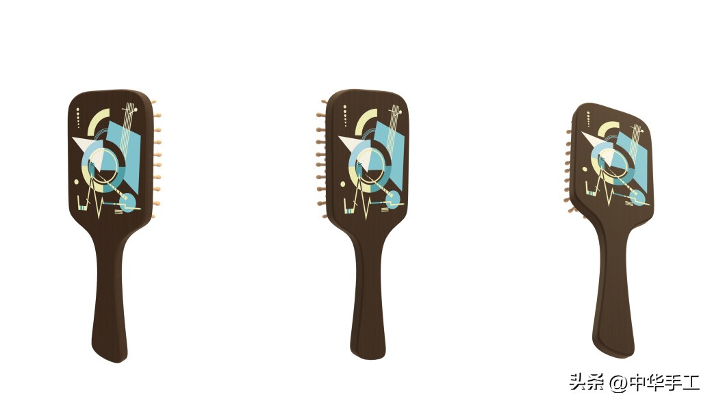 欣赏完趣味满满的木梳作品，不如下一把好梳你来设计？