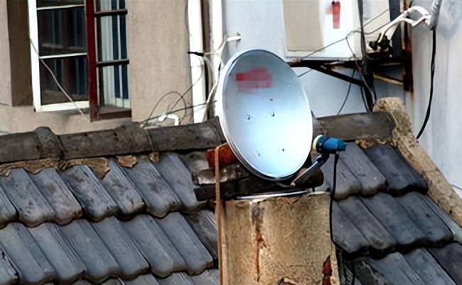 农村卫星信号锅,以前的卫星锅是什么信号