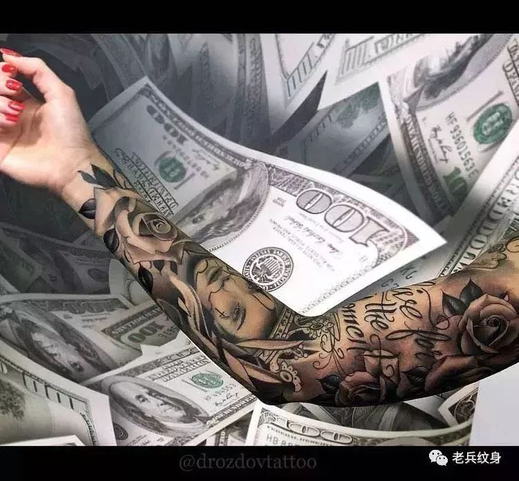 花臂纹身彩臂,花臂一次性纹好还是分次纹好