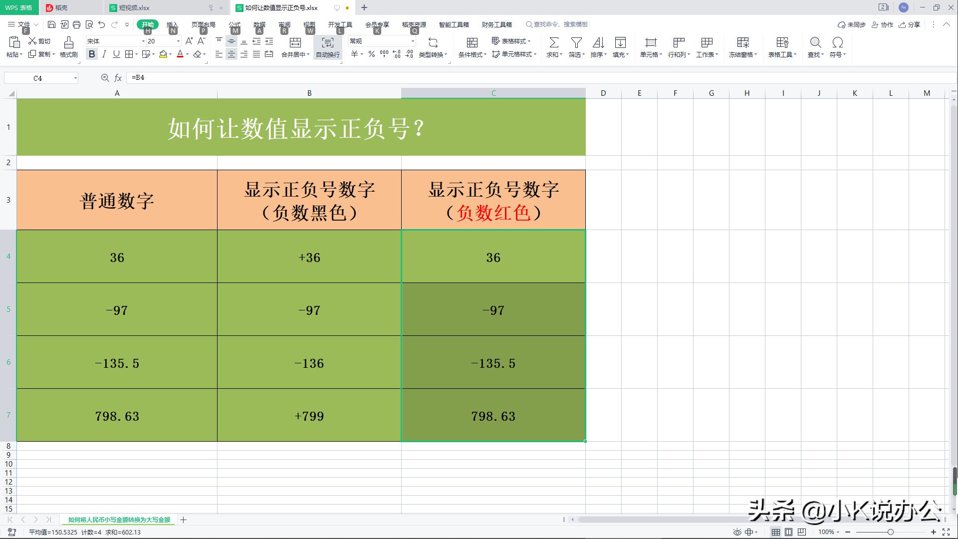 wpsexcel表格怎么显示正号,wps插入正负号的快捷键