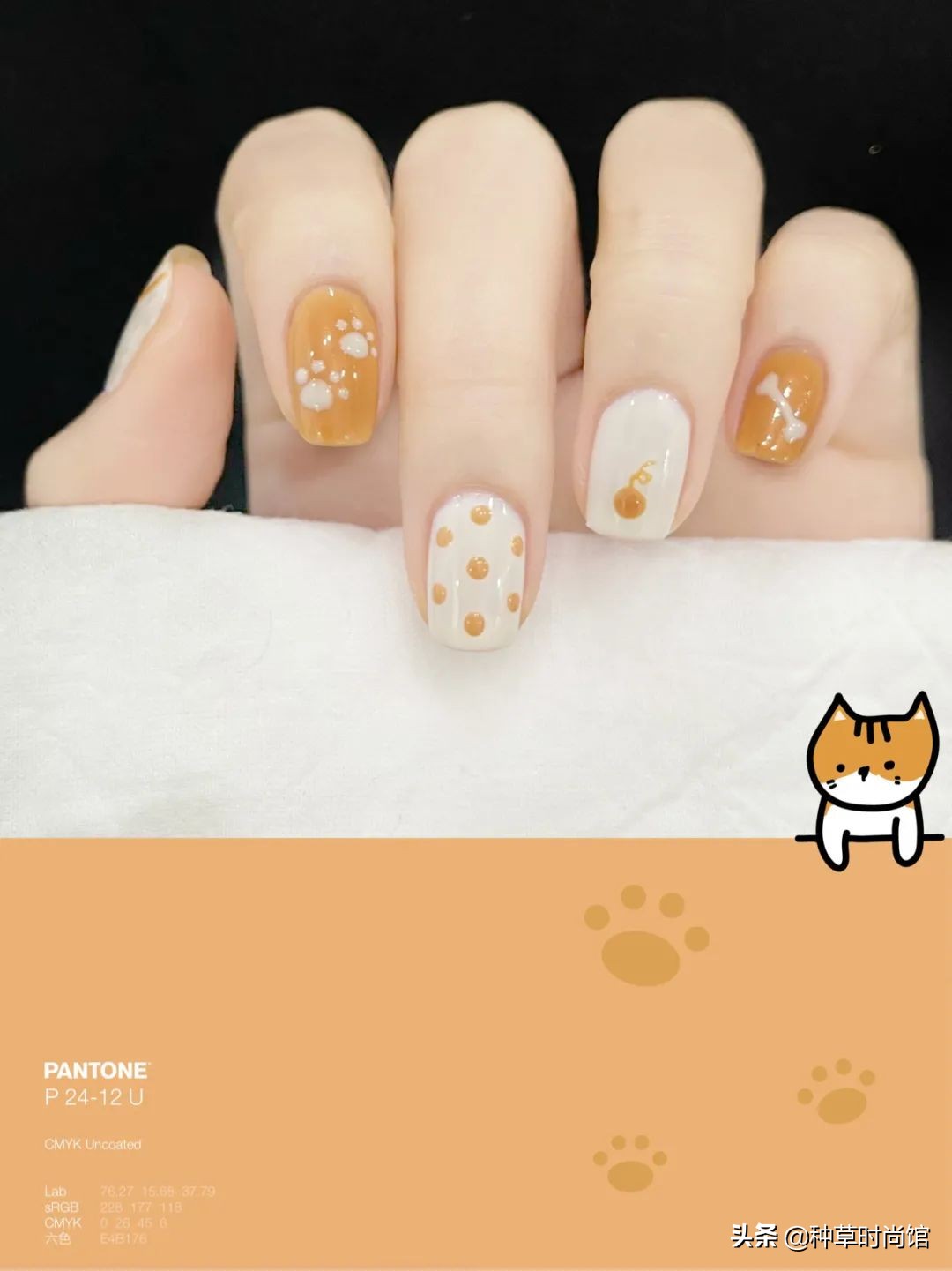 秋冬超显白高级感美甲,春日美甲图片最新款百搭