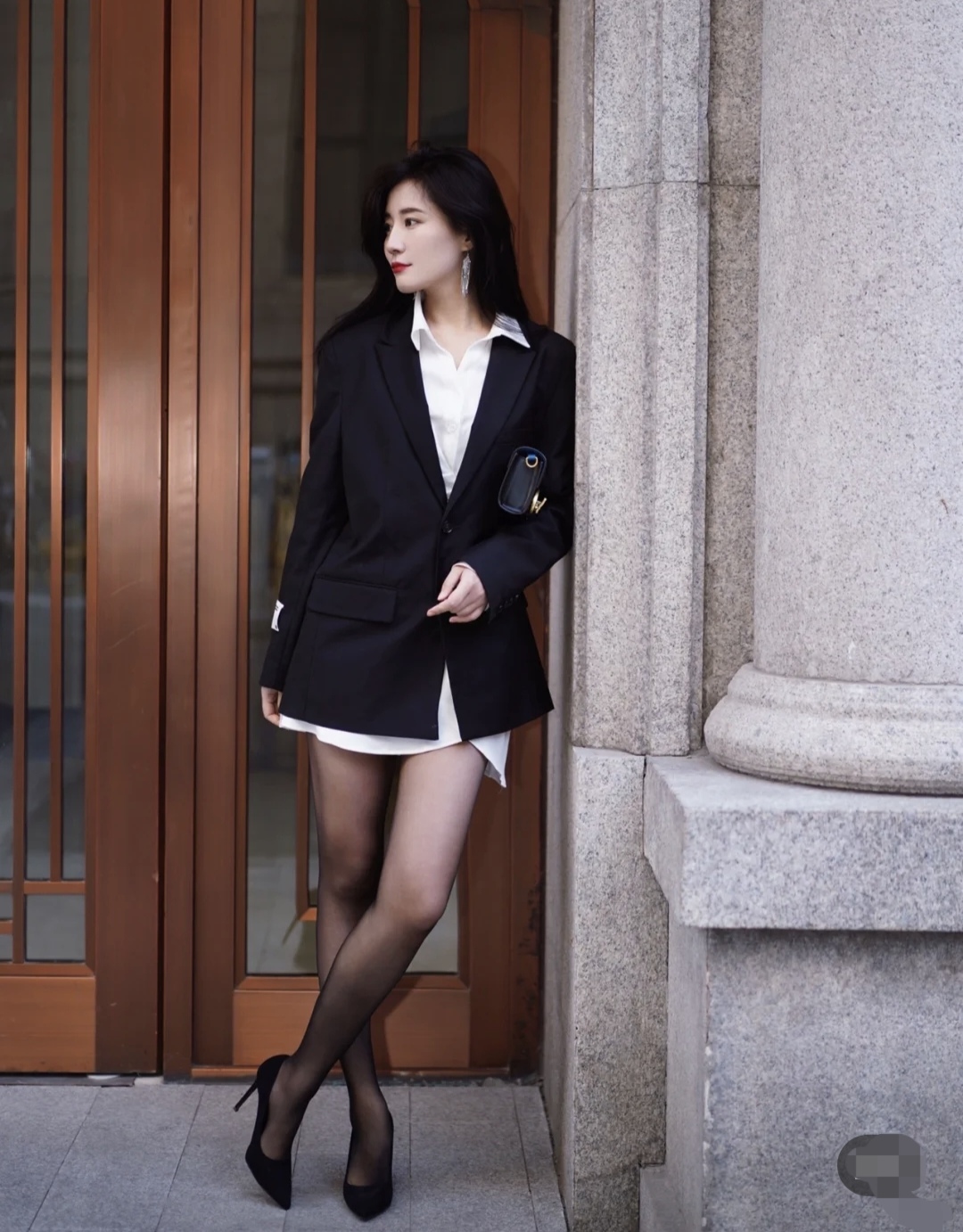 弹力袜高跟鞋怎么搭配好看,丝袜高跟鞋怎么穿搭更好看