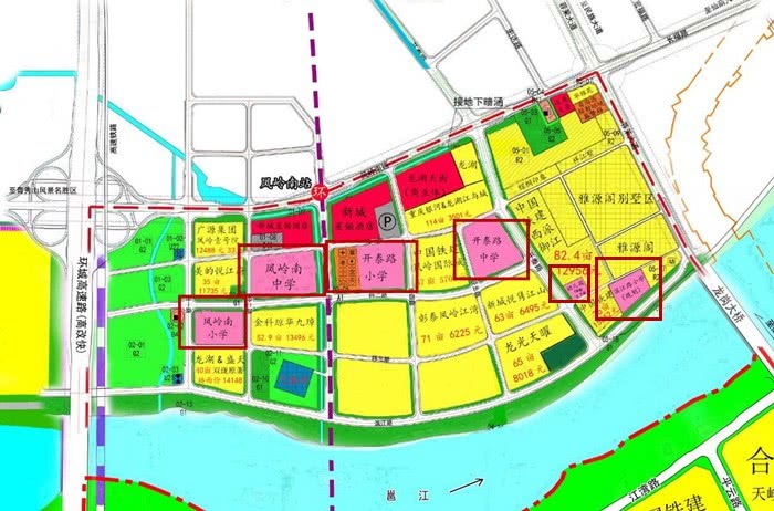 青秀区在建学校,青秀区凤岭南路三岸片区规划