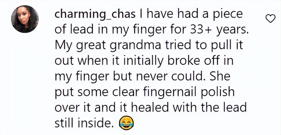 美国女子被橡皮子弹击中,女子手术取出戳20年铅笔芯