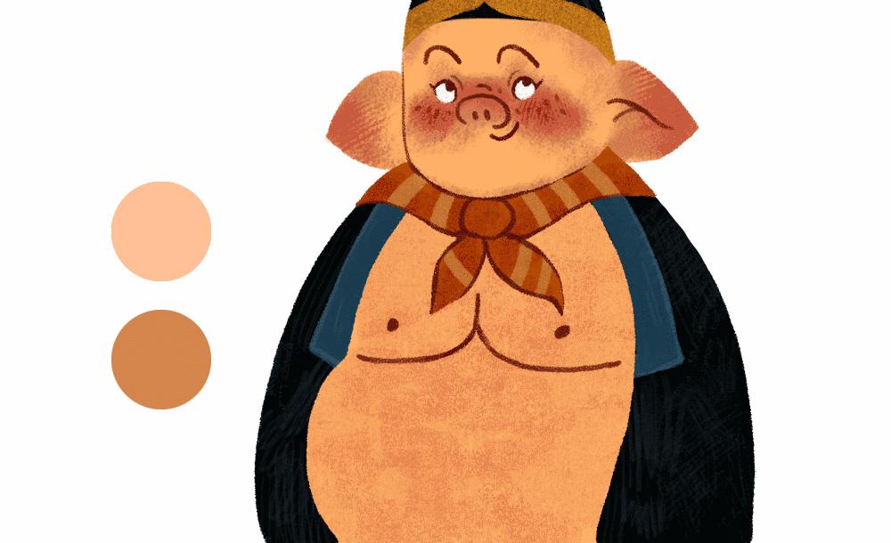 4步带你绘制有趣又好看的彩铅人物头像