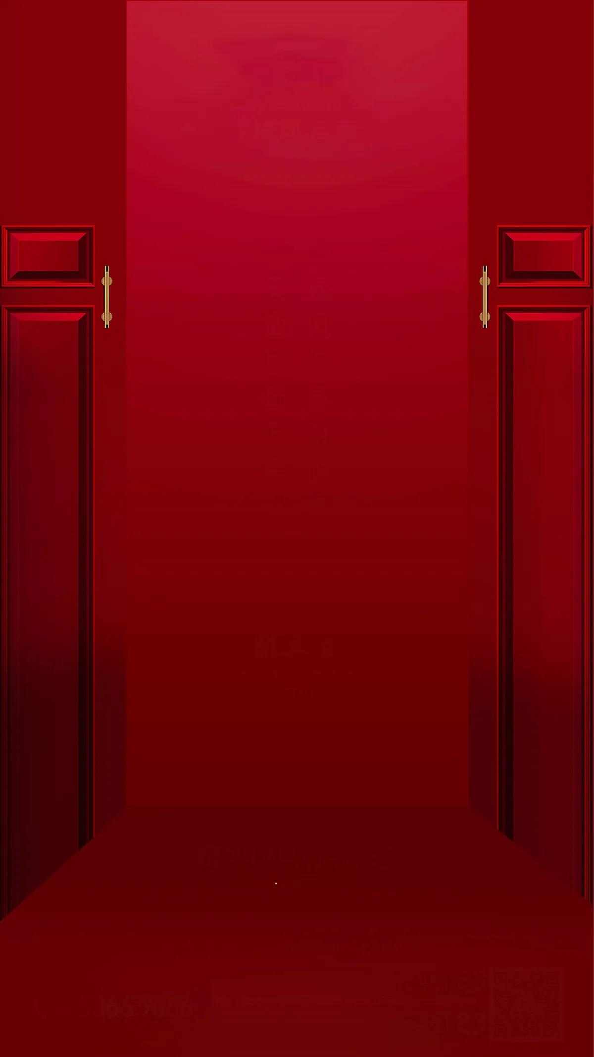 纯红色中国红壁纸图片,经典红色系壁纸