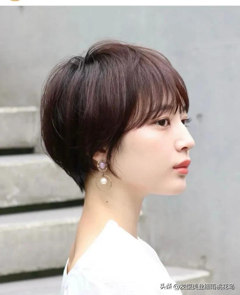日系短发发型女圆脸,适合圆脸女生的超a日系短发