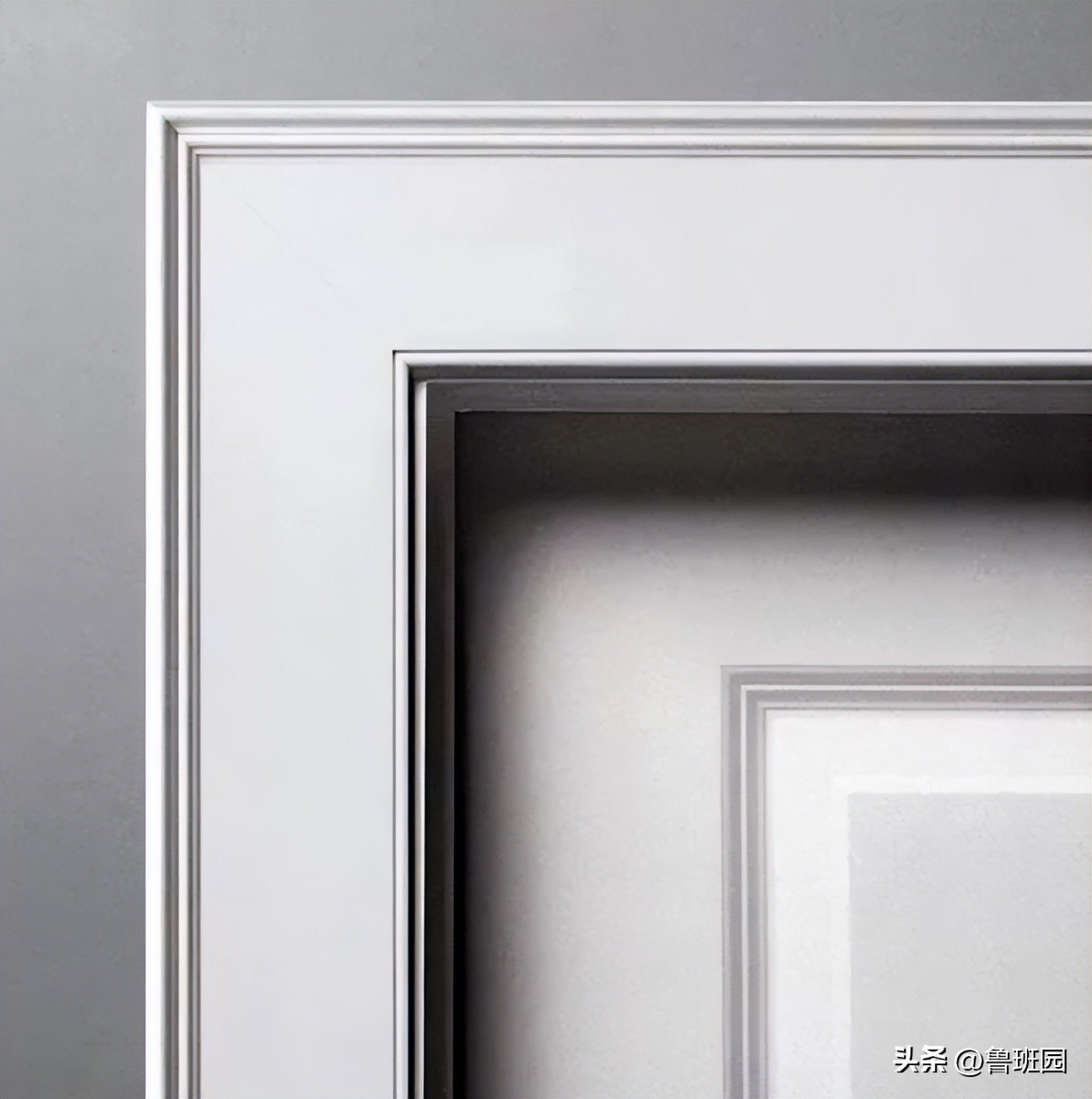 方形门套和弧形门套,门套和护墙板同材不同色