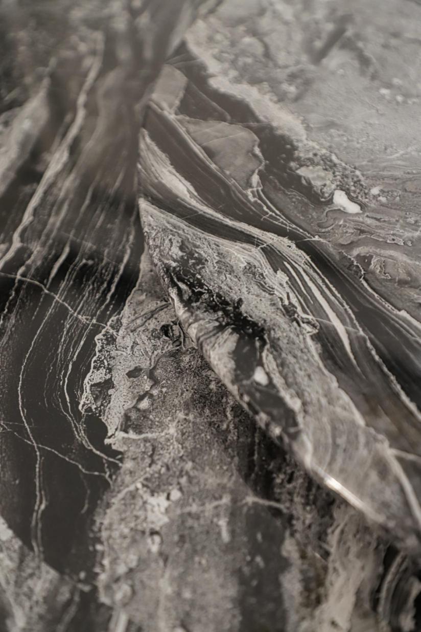 意式极简纯天然大理石餐桌,意式大理石餐桌款式