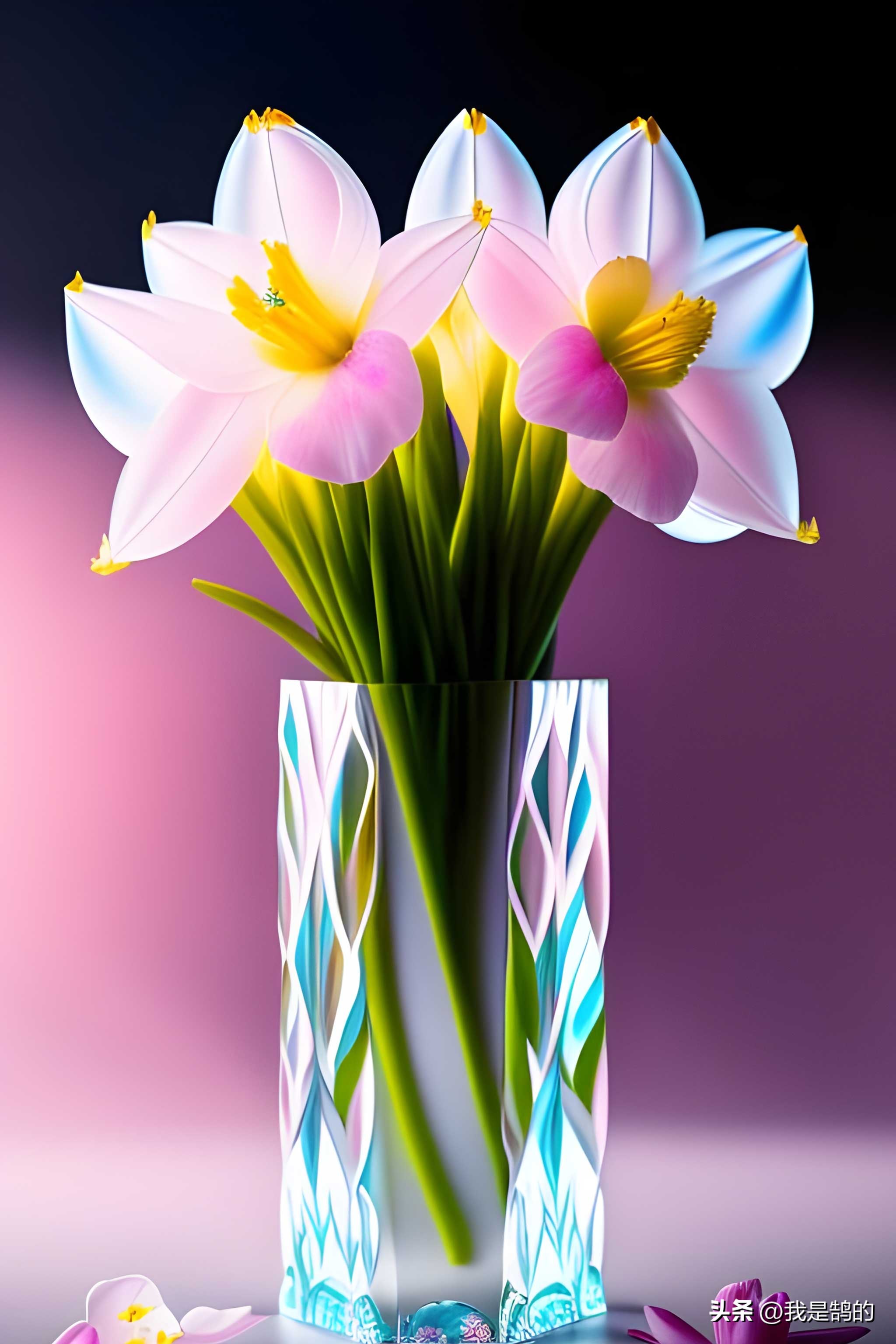 别具一格的水晶花图片,晶莹剔透的水晶花