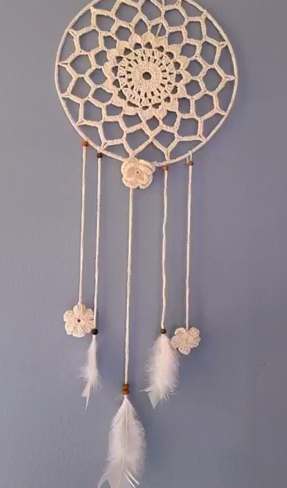 钩针编织各种墙挂花篮,钩针花环墙挂玫瑰花教程