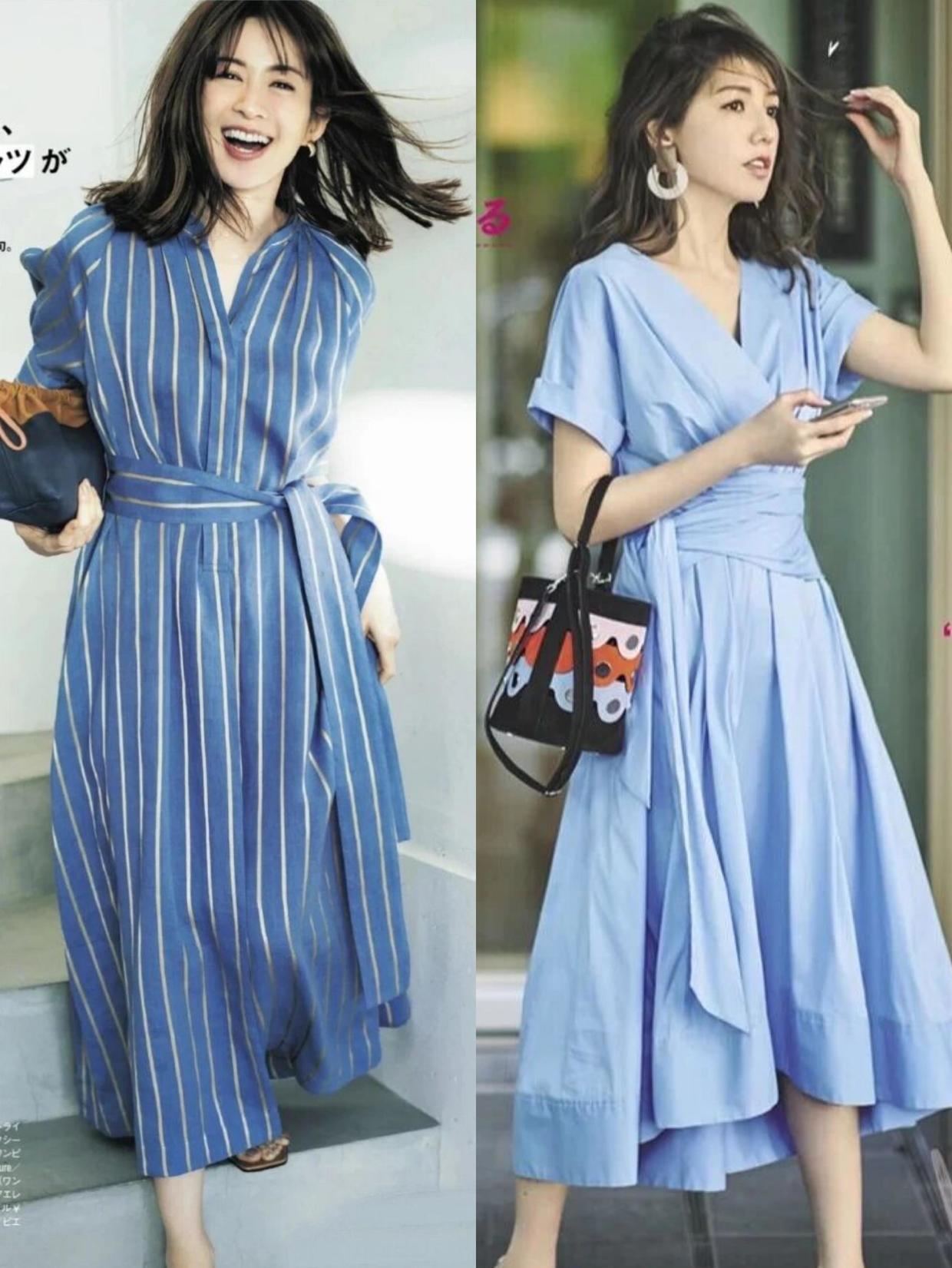 日系连衣裙穿搭,穿搭韩式博主夏季连衣裙推荐