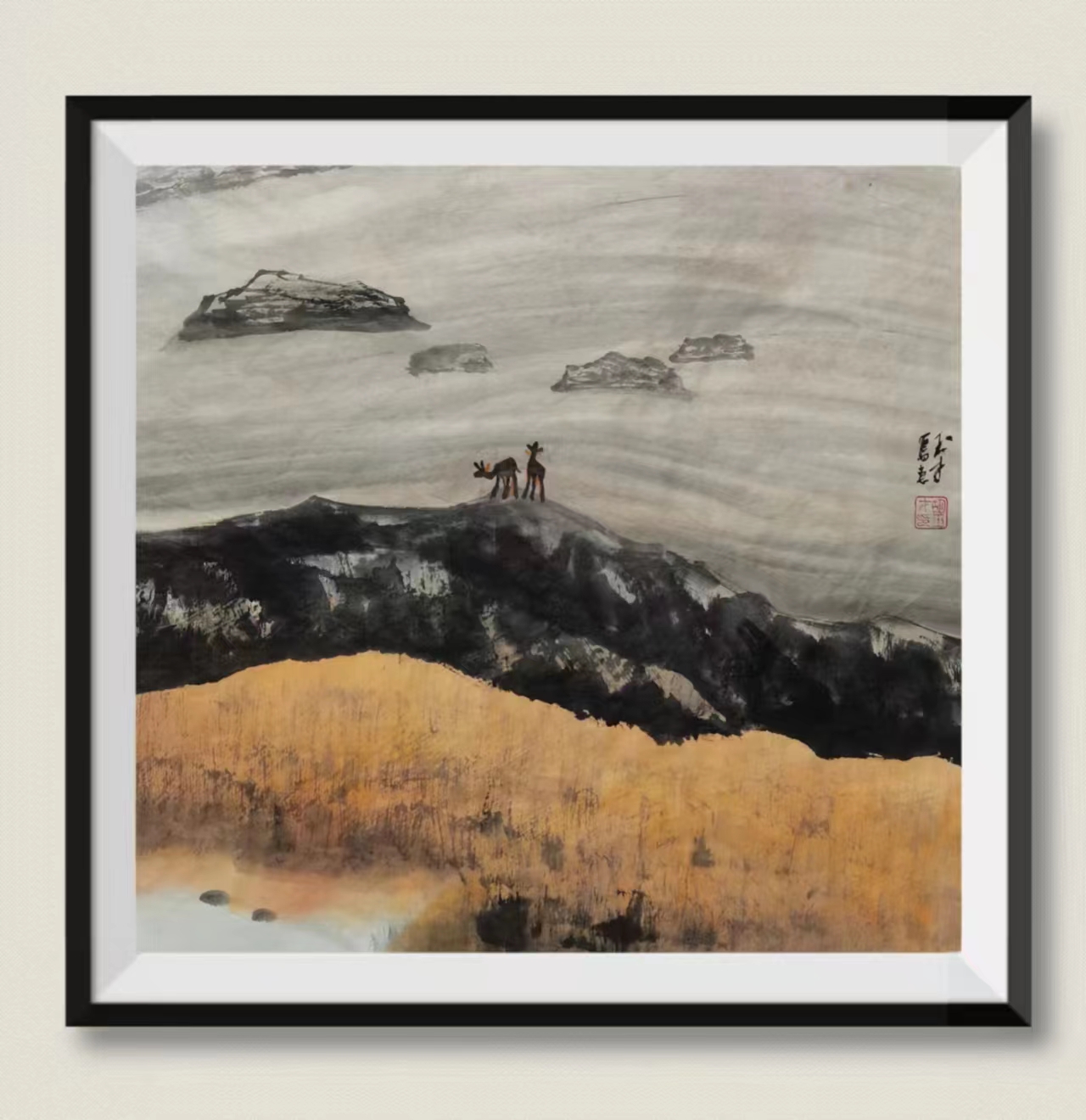 画家有着独特的艺术视角和灵感,画家的文化自信心得体会