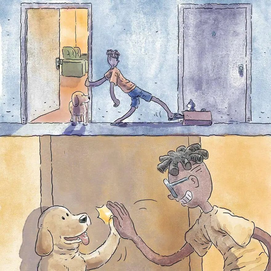 一部关于宠物的漫画,一套暖心的宠物漫画