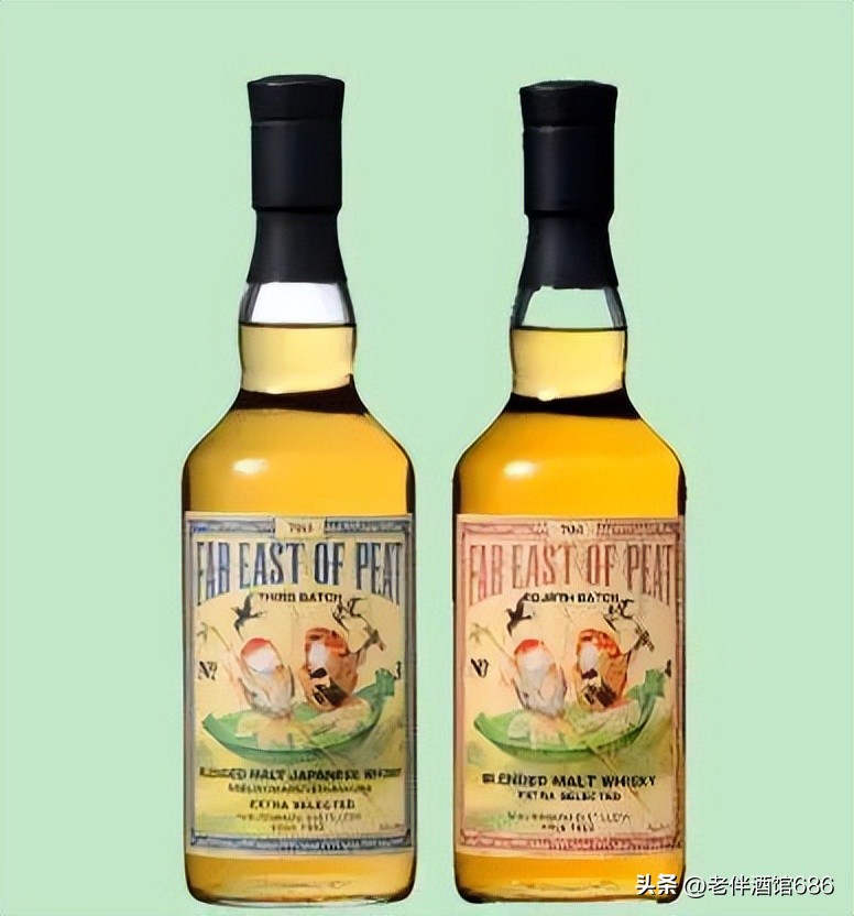 日本威士忌三瓶组合,日本水栖桶威士忌