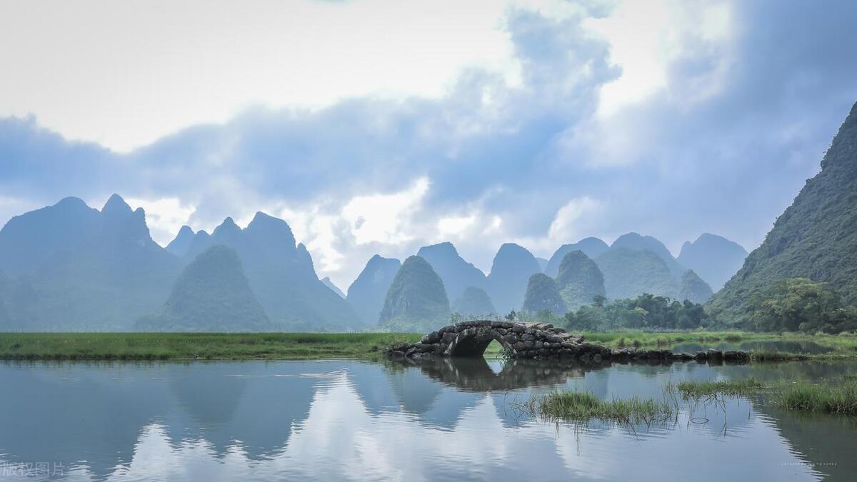 广西农村山水田园美景,广西7处山水田园风光