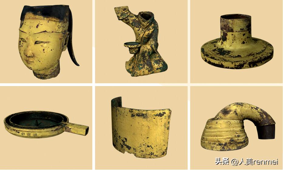 长信宫灯的工艺技法,长信宫灯讲解视频