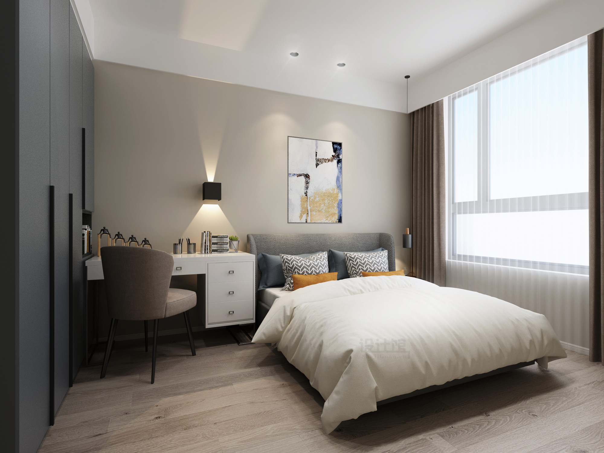 家装中采用高级灰会怎么样,装修大面积使用高级灰好看吗