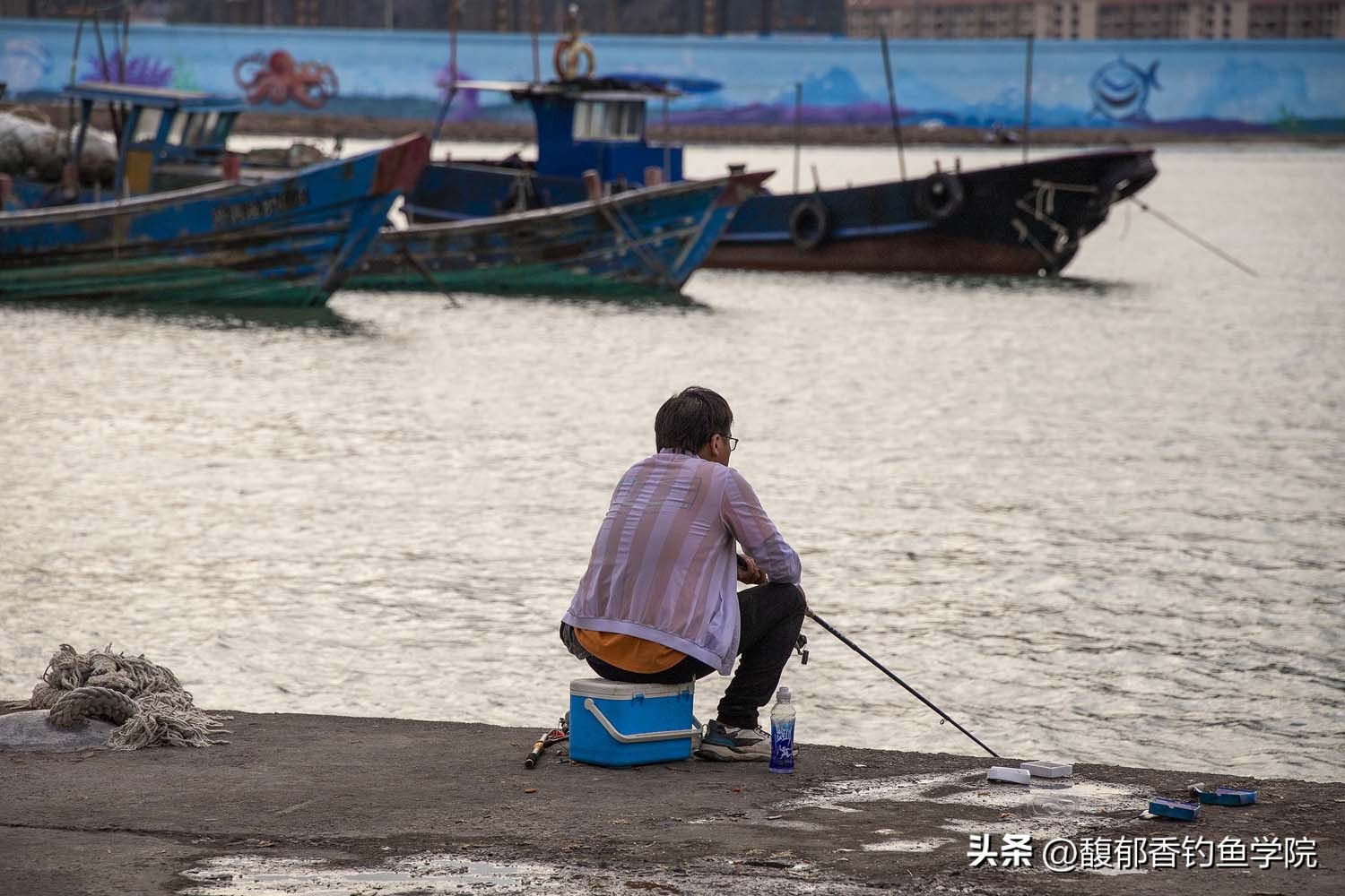 海钓钓鱼技巧新手入门,海钓初学者入门教程岸边钓法