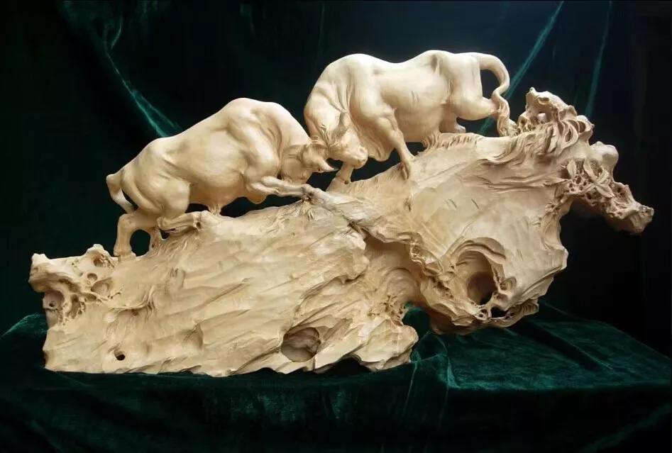 中国工艺美术大师虞定良黄杨木雕精品欣赏