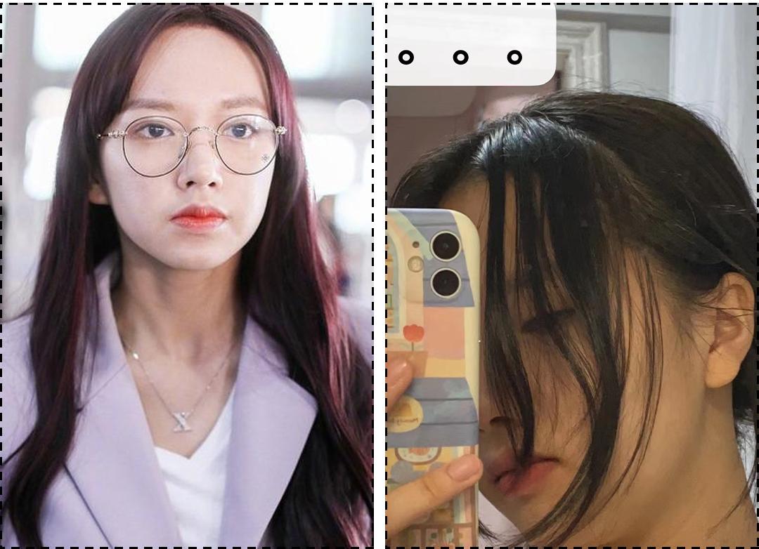 剪完刘海后你不知道你有多好看,什么刘海不用剪就好看