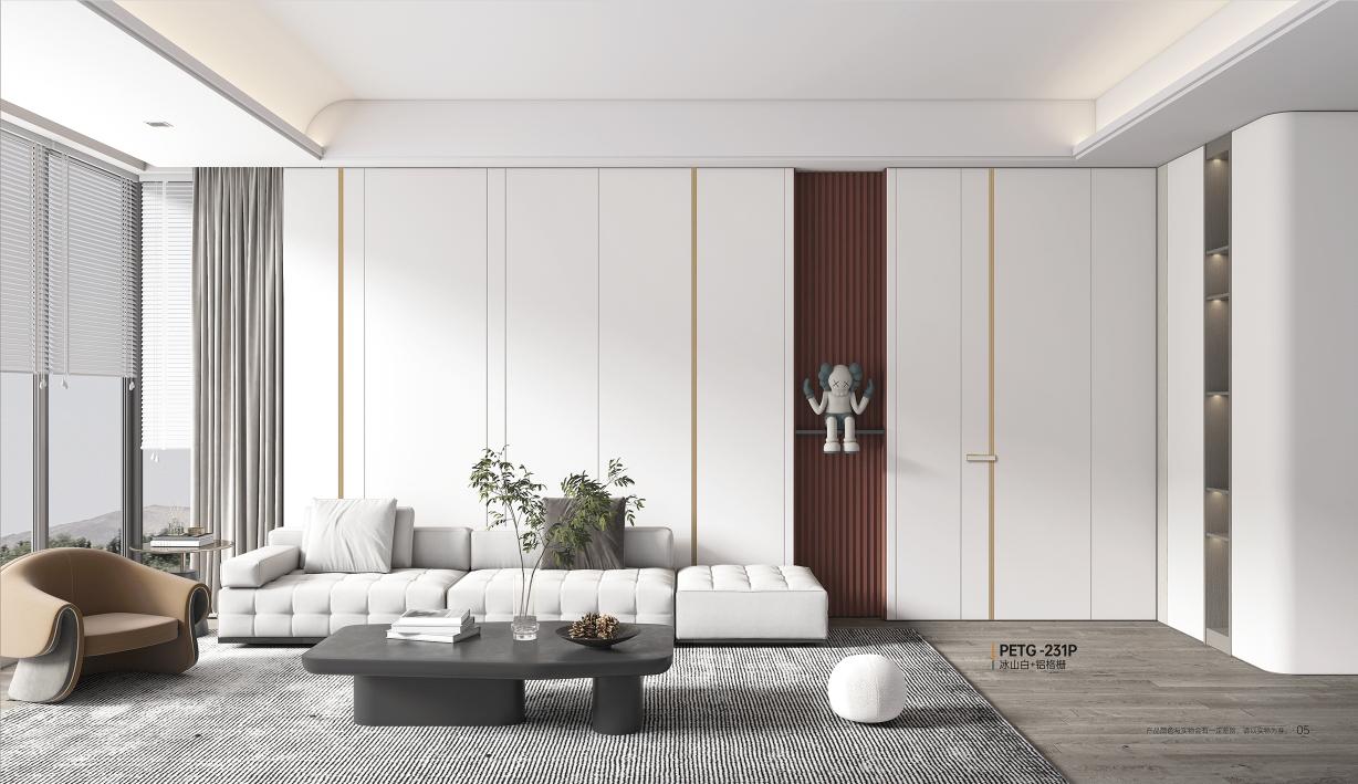 精品木门极简轻奢,精艺木门款式