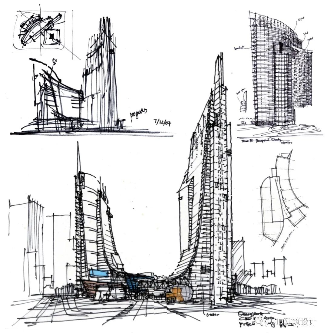 埃及旅游手绘,丹麦旅游手绘图