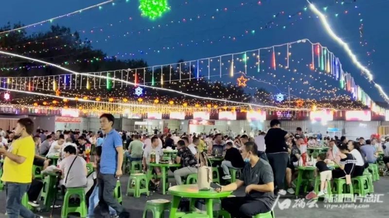夜幕下的乌鲁木齐市更迷人,乌鲁木齐正在发生的大变化