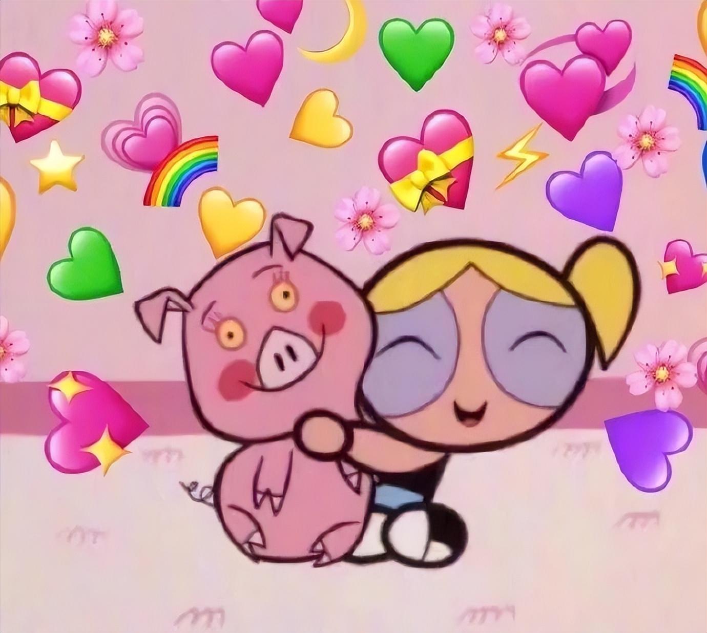 爱心动物表情包,拒绝爱心表情包