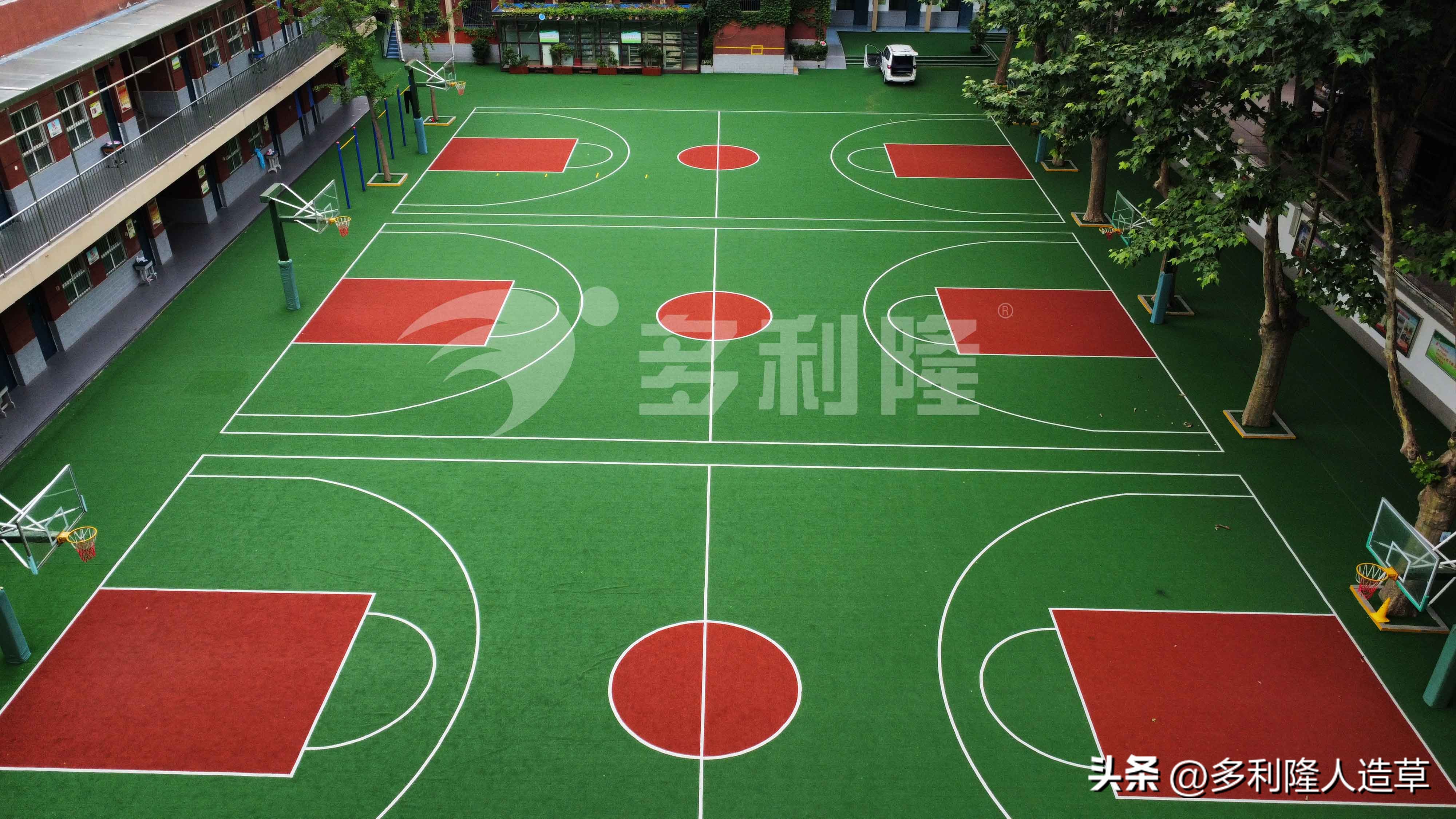 地弹坪篮球场地,创意特色篮球场