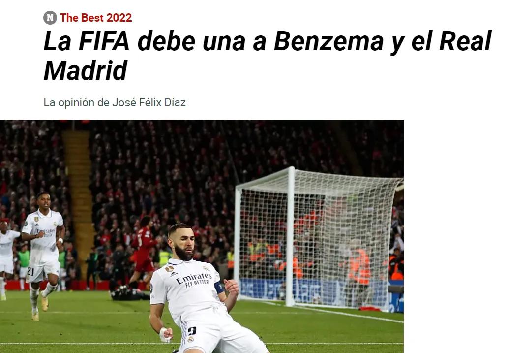 西媒怒喷FIFA！一切都是为梅西举办的，他们亏欠了本泽马