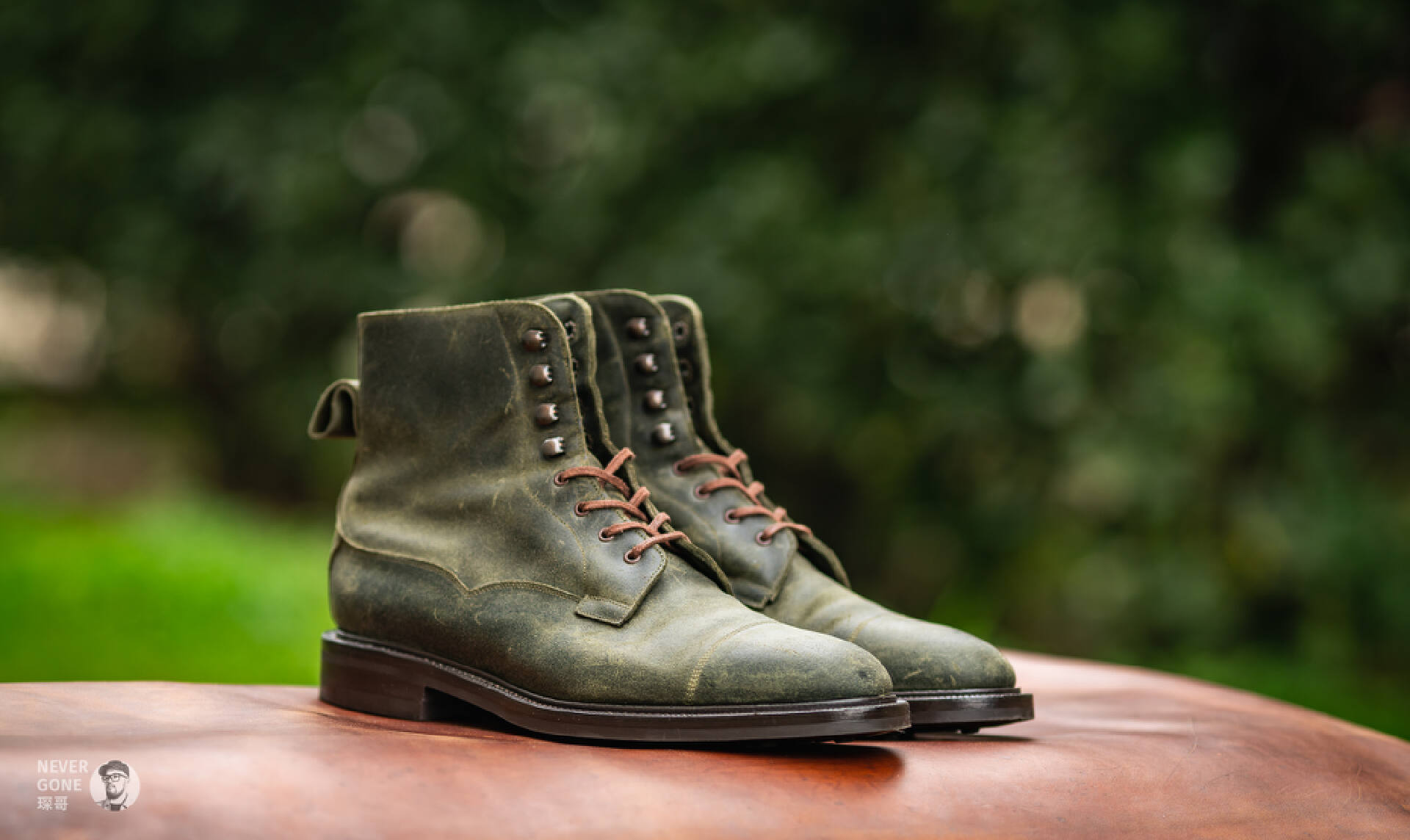 成功集邮EdwardGreen咔叽村靴：蜡翻毛Galway