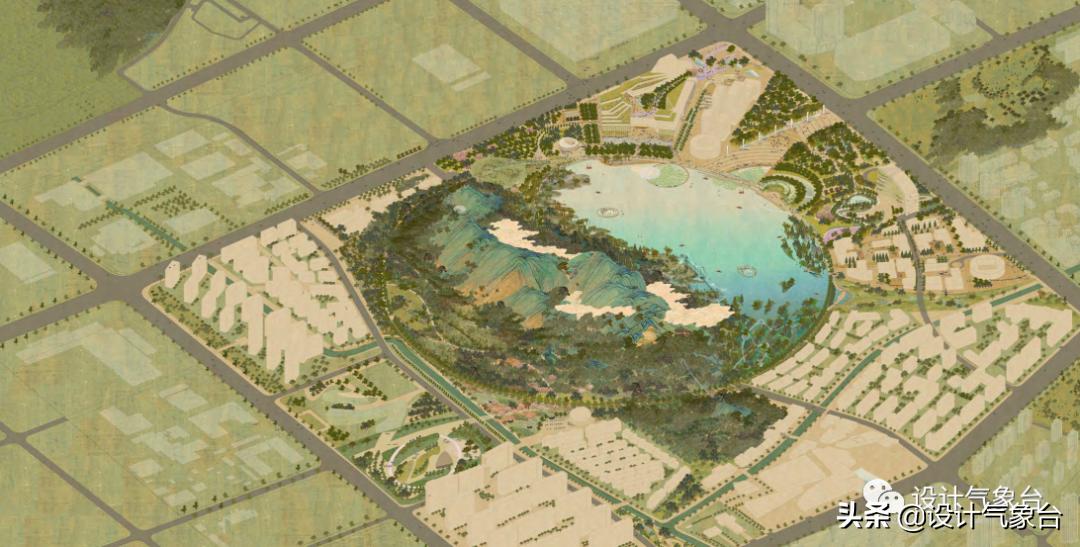 惜败扎哈事务所，但OMA的中国风方案留下一抹惊艳的色彩