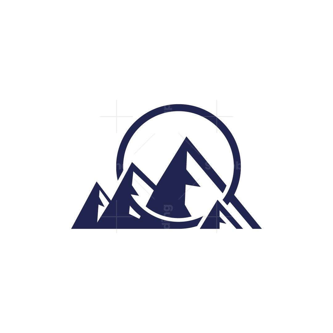 清新自然的标志设计,logo设计青山