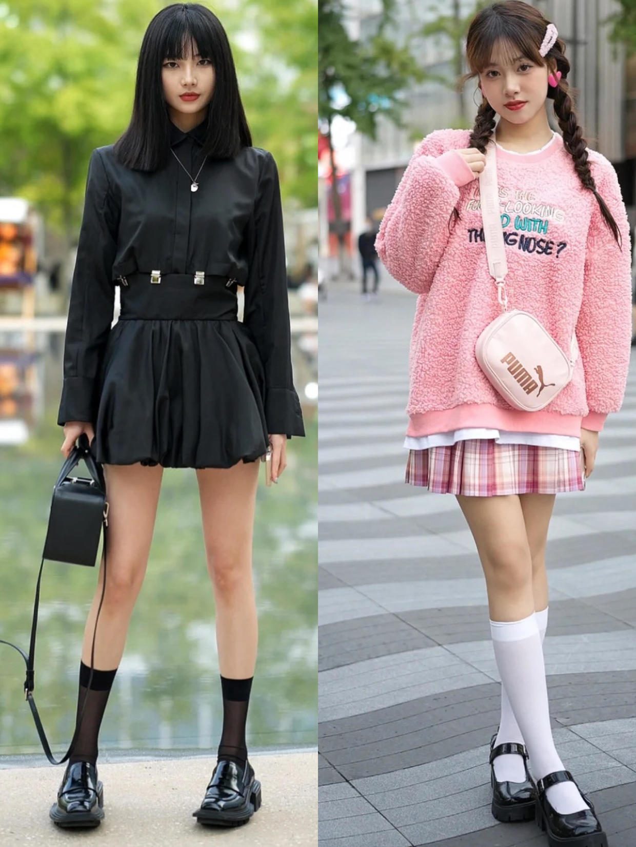 杭州街拍秋季穿搭女,街拍颜值小姐姐的夏日个性穿搭