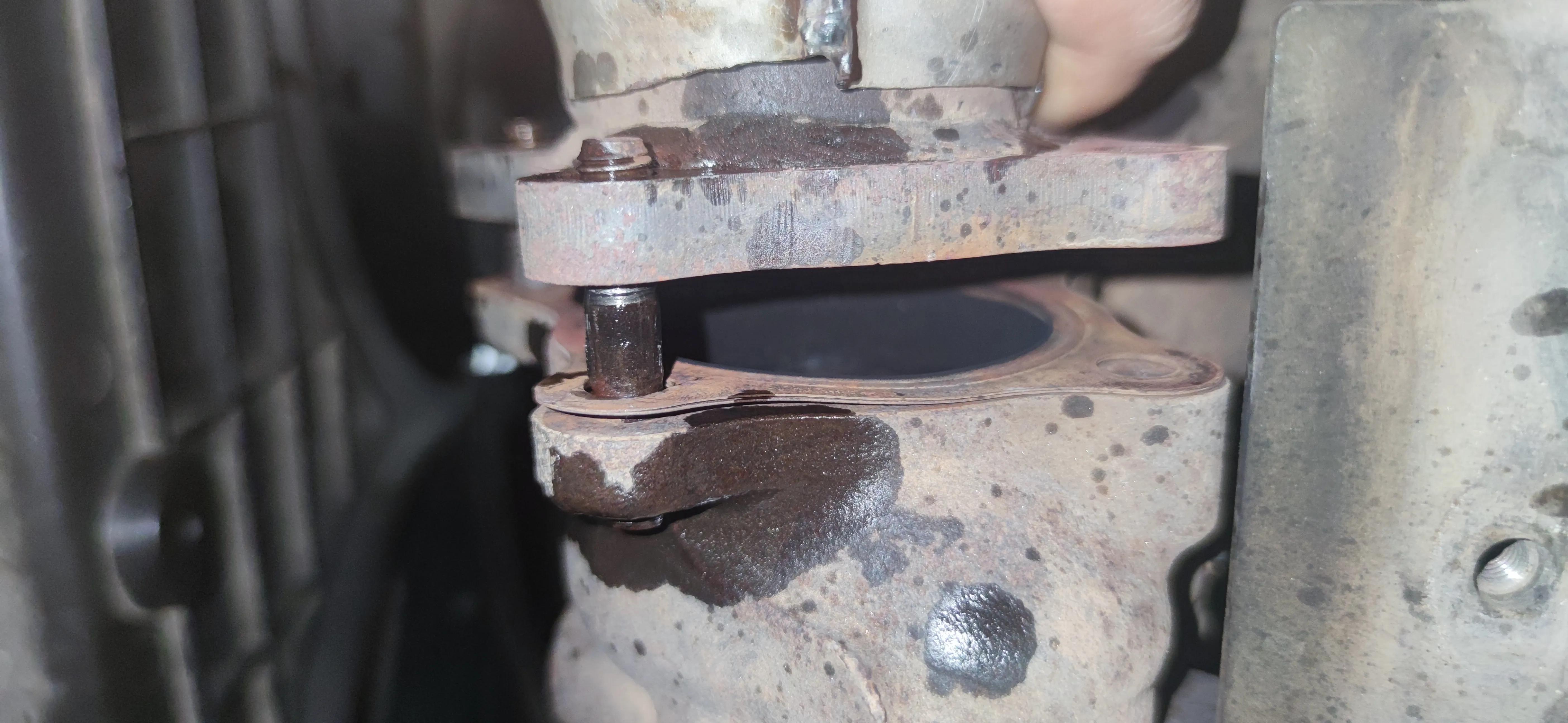 高尔夫6更换正时盖垫片,高尔夫6排气管垫片