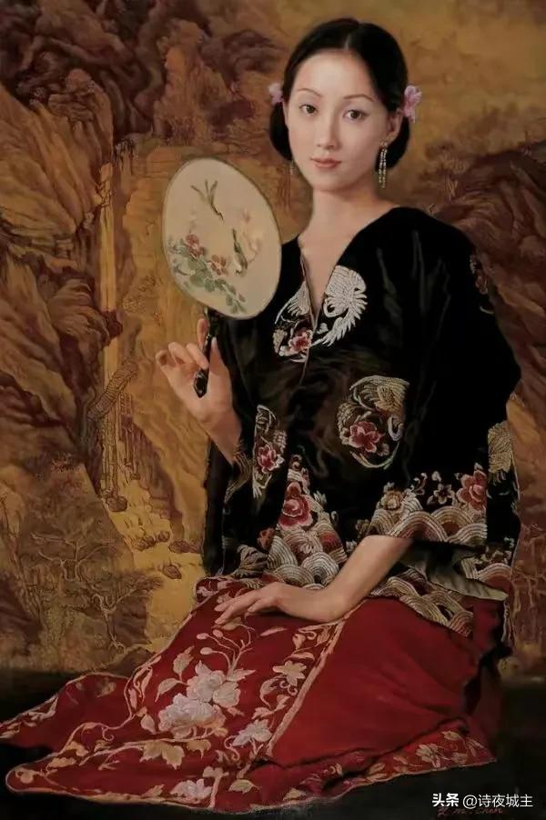 陈逸鸣油画简介,陈逸鸣仕女画欣赏