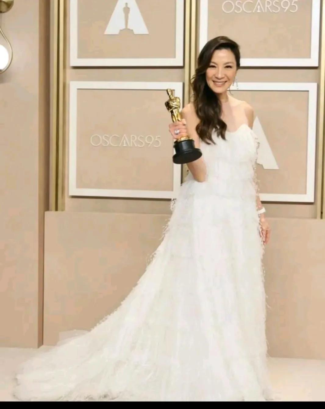 刘雯出席名利场奥斯卡派对 (刘雯奥斯卡派对造型好美)