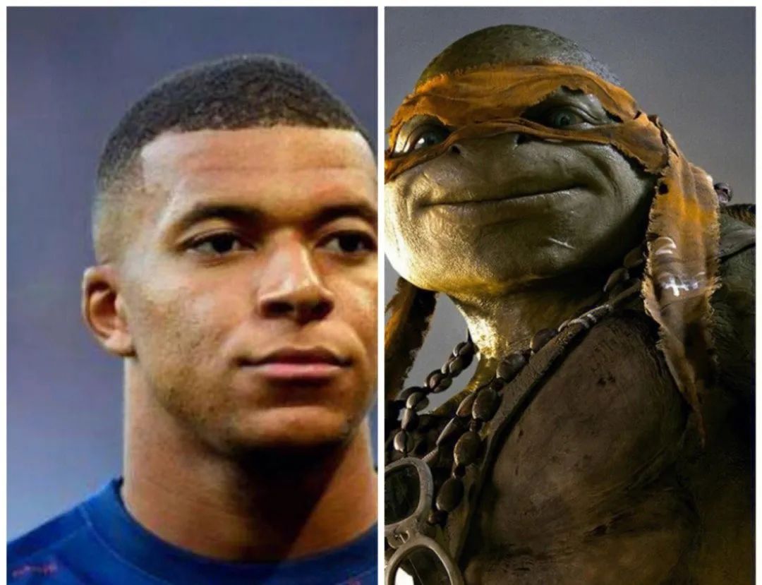 梅西撞脸卡通人物,梅西看到撞脸小罗