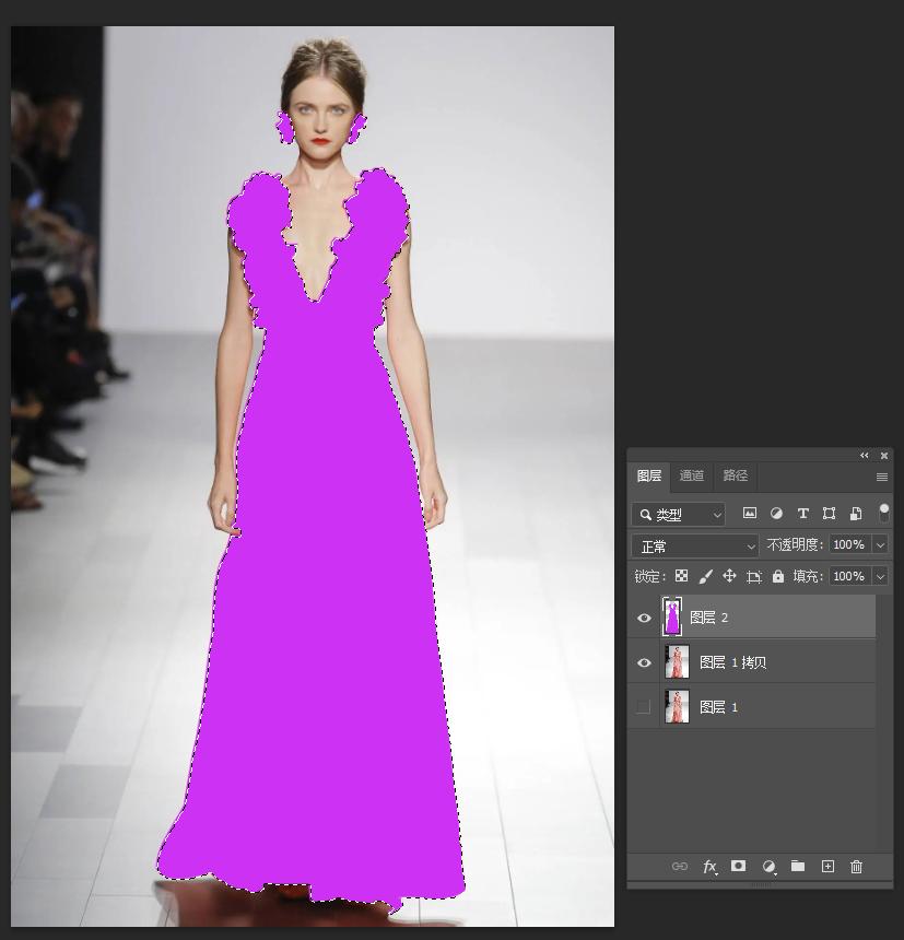 ps换衣服颜色后怎样擦除剩下的边,ps如何使用画笔换衣服颜色