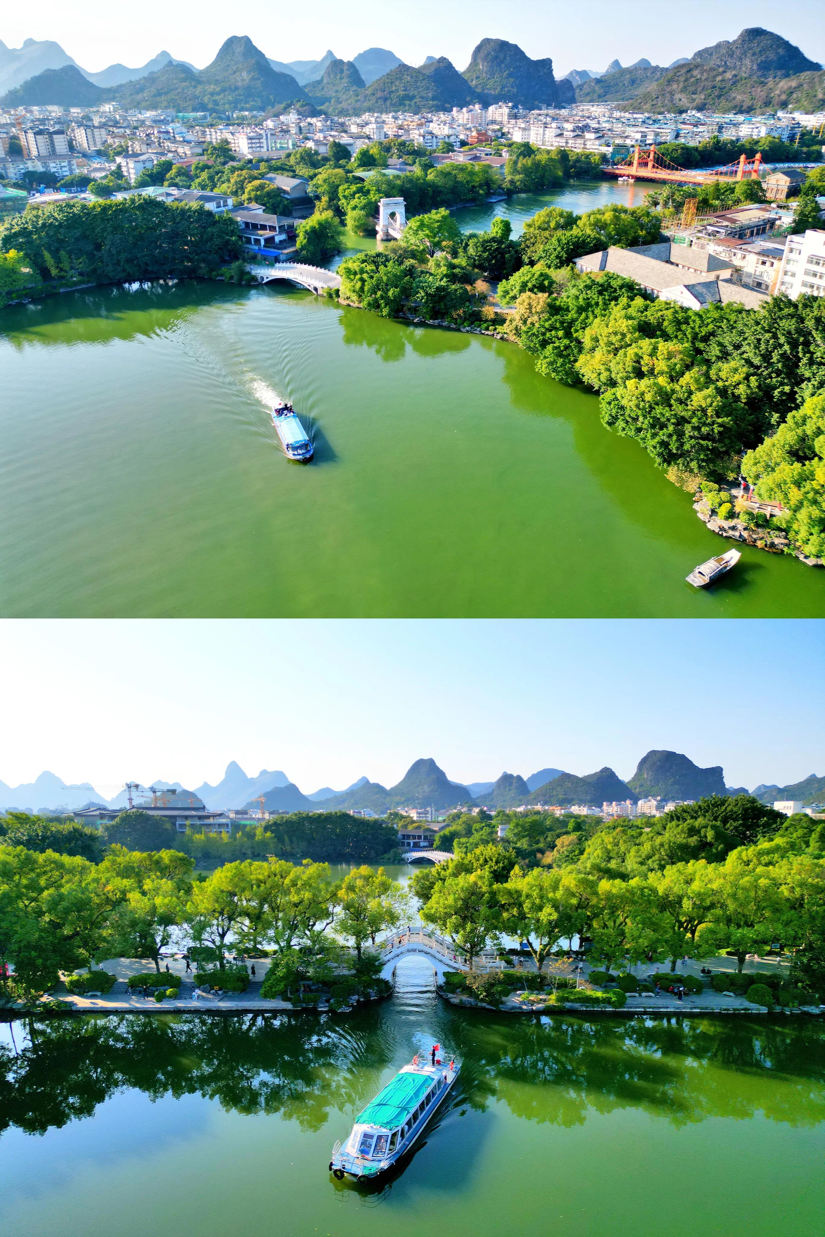 桂林榕湖之旅,春天桂林榕湖旅游攻略