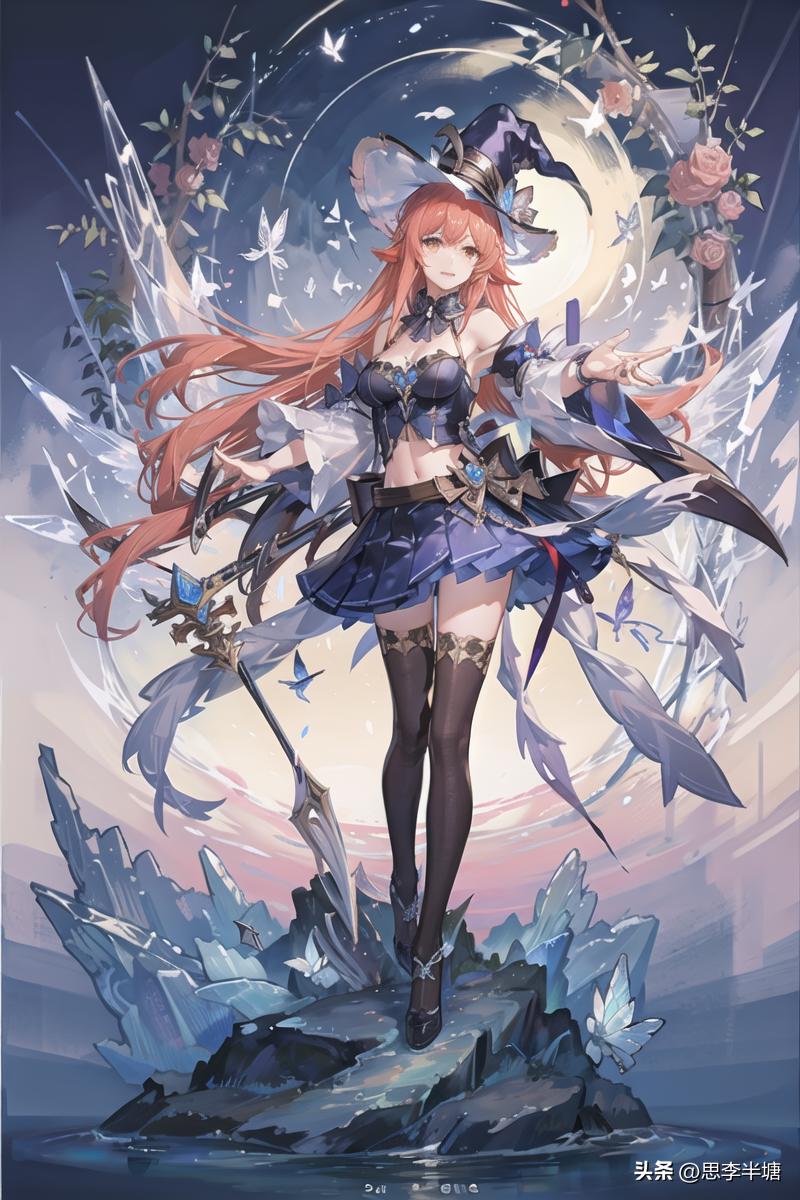 二次元超美少女合集高清壁纸,二次元魔法少女高清图片