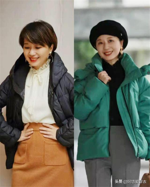 女人买羽绒服就买这5款,30岁以上女人买羽绒服